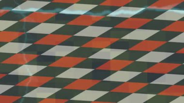 Benzersiz dijital animasyon tarzı grafikleri olan yaratıcı ortam tasarımı için yenilikçi hareket dokusu