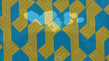 Benzersiz dijital hareket grafiklerine sahip yaratıcı sinematik projeler için yumuşak animasyon yüzeyi