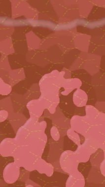 Benzersiz dijital animasyon tarzı grafikleri olan yaratıcı ortam tasarımı için yenilikçi hareket dokusu