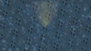 Lüks hareket projeleri için soyut tasarım stili animasyonu olan üst düzey dijital doku