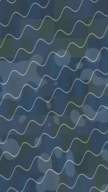 Soyut hareket desenli fütüristik video üretimi için dinamik dijital arkaplan