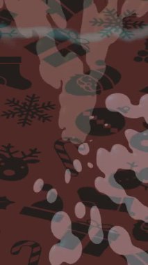 Dijital doku yüzey tasarım biçimi ile modern video animasyonu için gelişmiş hareket grafikleri