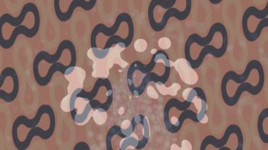 Organik desenli yüzey giriş stili video film sanatı ile soyut arkaplan tasarımı