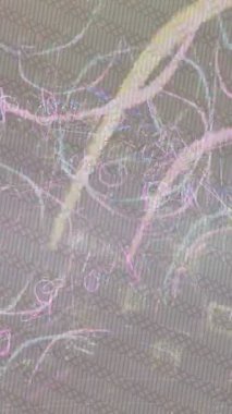 Benzersiz hareket dokusu tasarım sanatı ile profesyonel video düzenleme için modern soyut grafikler