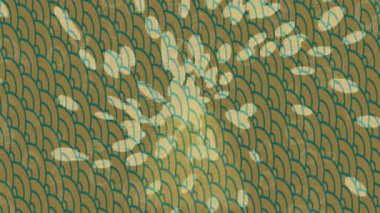 Dijital doku yüzey tasarım biçimi ile modern video animasyonu için gelişmiş hareket grafikleri