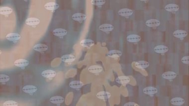 Benzersiz video giriş tasarımı projeleri için detaylı yüzey kalıbı film animasyon stili grafik girişi