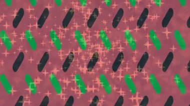 Dijital doku yüzey tasarım biçimi ile modern video animasyonu için gelişmiş hareket grafikleri