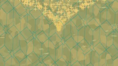 Soyut hareket desenli fütüristik video üretimi için dinamik dijital arkaplan