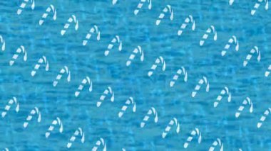 Soyut hareket desenli fütüristik video üretimi için dinamik dijital arkaplan