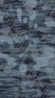 Lüks hareket projeleri için soyut tasarım stili animasyonu olan üst düzey dijital doku