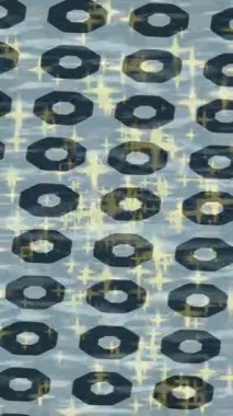 Soyut hareket desenli fütüristik video üretimi için dinamik dijital arkaplan