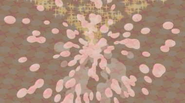 Estetik doku arkaplan tasarımı renkli hareket grafikleri ile moda film giriş profosyoneli