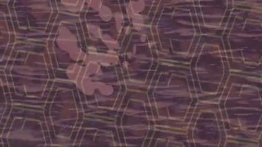 Soyut hareket desenli fütüristik video üretimi için dinamik dijital arkaplan