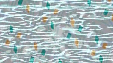 Lüks hareket projeleri için soyut tasarım stili animasyonu olan üst düzey dijital doku