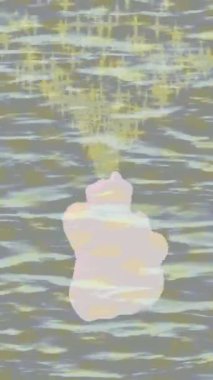 Benzersiz video giriş tasarımı projeleri için detaylı yüzey kalıbı film animasyon stili grafik girişi