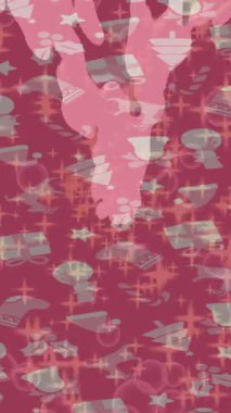 Benzersiz dijital animasyon tarzı grafikleri olan yaratıcı ortam tasarımı için yenilikçi hareket dokusu