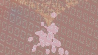 Organik desenli yüzey giriş stili video film sanatı ile soyut arkaplan tasarımı