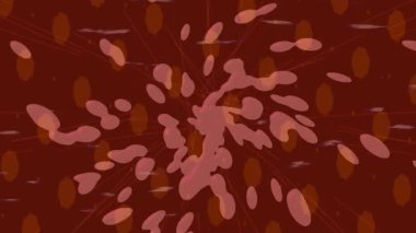 Organik desenli yüzey giriş stili video film sanatı ile soyut arkaplan tasarımı