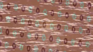 Dijital doku yüzey tasarım biçimi ile modern video animasyonu için gelişmiş hareket grafikleri