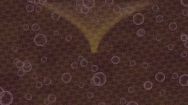 Lüks hareket projeleri için soyut tasarım stili animasyonu olan üst düzey dijital doku