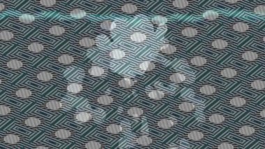 Soyut hareket desenli fütüristik video üretimi için dinamik dijital arkaplan