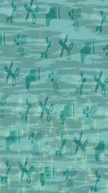 Organik desenli yüzey giriş stili video film sanatı ile soyut arkaplan tasarımı