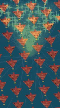 Profesyonel video projeleri sanat tarzı için organik hareketli arkaplan tasarımı