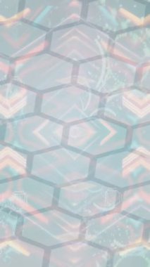 Lüks hareket projeleri için soyut tasarım stili animasyonu olan üst düzey dijital doku