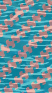 Benzersiz dijital animasyon tarzı grafikleri olan yaratıcı ortam tasarımı için yenilikçi hareket dokusu