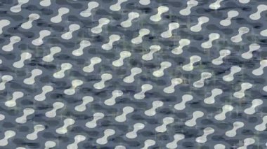 Benzersiz dijital animasyon tarzı grafikleri olan yaratıcı ortam tasarımı için yenilikçi hareket dokusu