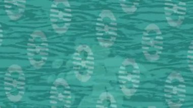 Dijital doku yüzey tasarım biçimi ile modern video animasyonu için gelişmiş hareket grafikleri