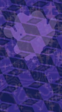 Benzersiz video giriş tasarımı projeleri için detaylı yüzey kalıbı film animasyon stili grafik girişi