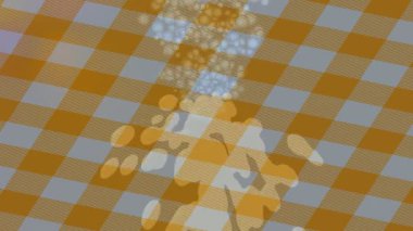 Organik desenli yüzey giriş stili video film sanatı ile soyut arkaplan tasarımı