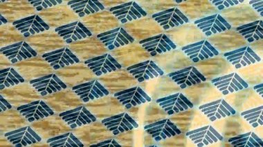 Benzersiz dijital animasyon tarzı grafikleri olan yaratıcı ortam tasarımı için yenilikçi hareket dokusu