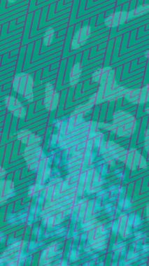 Benzersiz dijital animasyon tarzı grafikleri olan yaratıcı ortam tasarımı için yenilikçi hareket dokusu