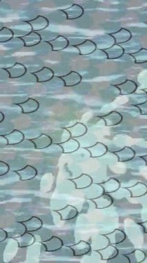 Benzersiz video giriş tasarımı projeleri için detaylı yüzey kalıbı film animasyon stili grafik girişi