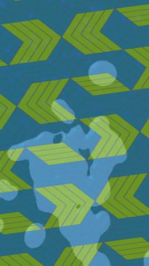 Lüks hareket projeleri için soyut tasarım stili animasyonu olan üst düzey dijital doku