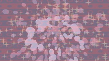 Soyut hareket desenli fütüristik video üretimi için dinamik dijital arkaplan