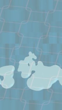 Dijital doku yüzey tasarım biçimi ile modern video animasyonu için gelişmiş hareket grafikleri