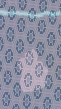 Soyut hareket desenli fütüristik video üretimi için dinamik dijital arkaplan