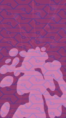 Lüks hareket projeleri için soyut tasarım stili animasyonu olan üst düzey dijital doku