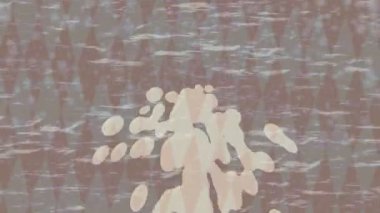 Lüks hareket projeleri için soyut tasarım stili animasyonu olan üst düzey dijital doku