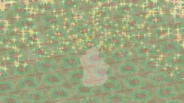 Soyut hareket desenli fütüristik video üretimi için dinamik dijital arkaplan