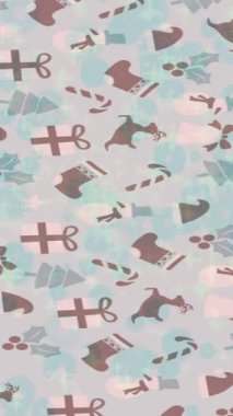 Soyut hareket desenli fütüristik video üretimi için dinamik dijital arkaplan