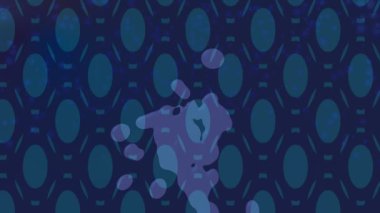 Benzersiz dijital animasyon tarzı grafikleri olan yaratıcı ortam tasarımı için yenilikçi hareket dokusu