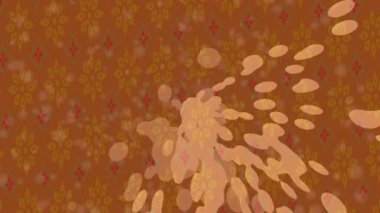 Organik desenli yüzey giriş stili video film sanatı ile soyut arkaplan tasarımı