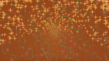 Estetik doku arkaplan tasarımı renkli hareket grafikleri ile moda film giriş profosyoneli