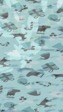 Dijital doku yüzey tasarım biçimi ile modern video animasyonu için gelişmiş hareket grafikleri