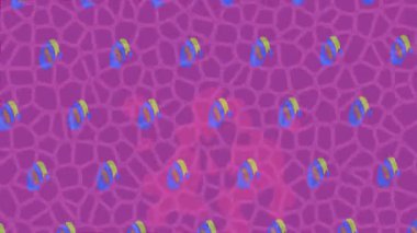 Organik desenli yüzey giriş stili video film sanatı ile soyut arkaplan tasarımı