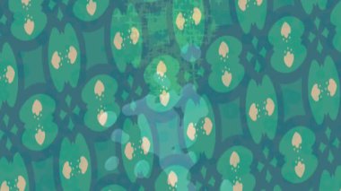 Organik desenli yüzey giriş stili video film sanatı ile soyut arkaplan tasarımı